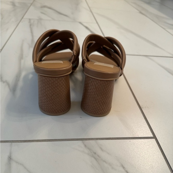 Dolce Vita Tan Heel Sandal Size 9.5 - Picture 4 of 7